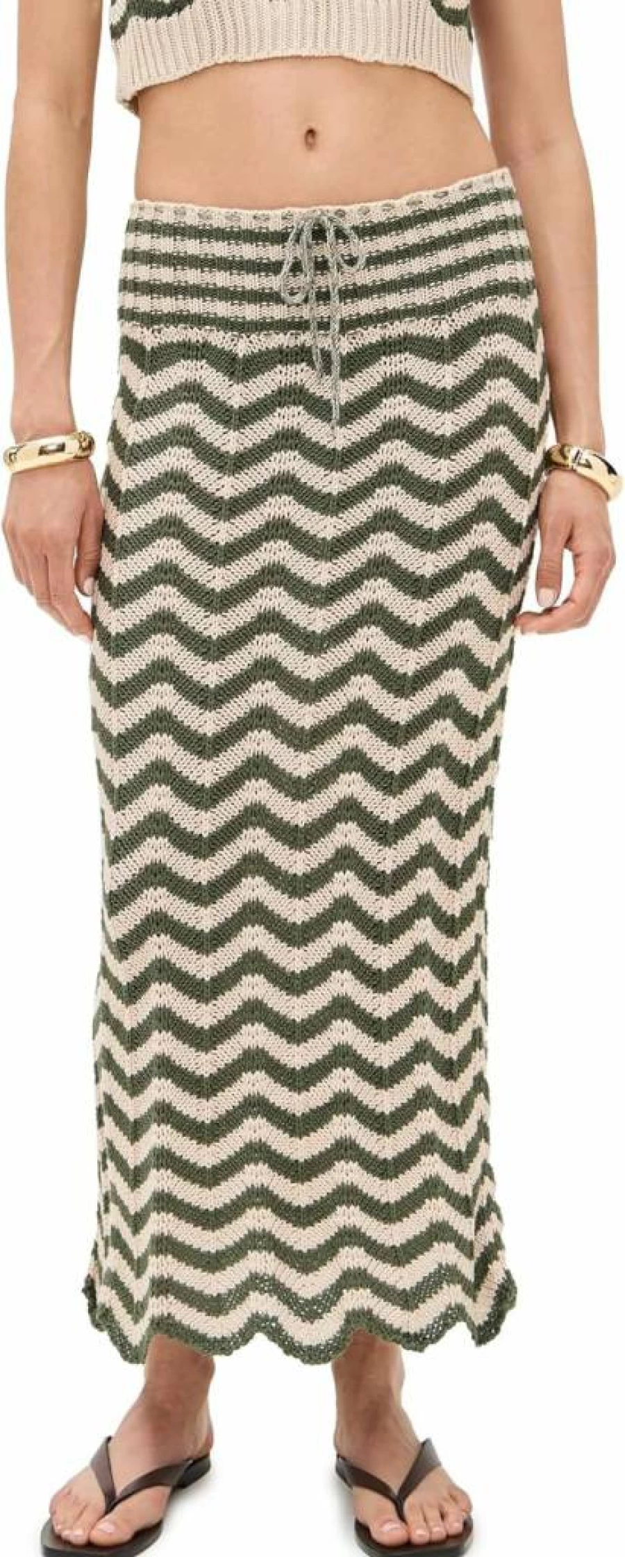 AGUA BENDITA Mira Women's Floral Skirt | Elegant Summer Dress | High-Waist Boho Skirt