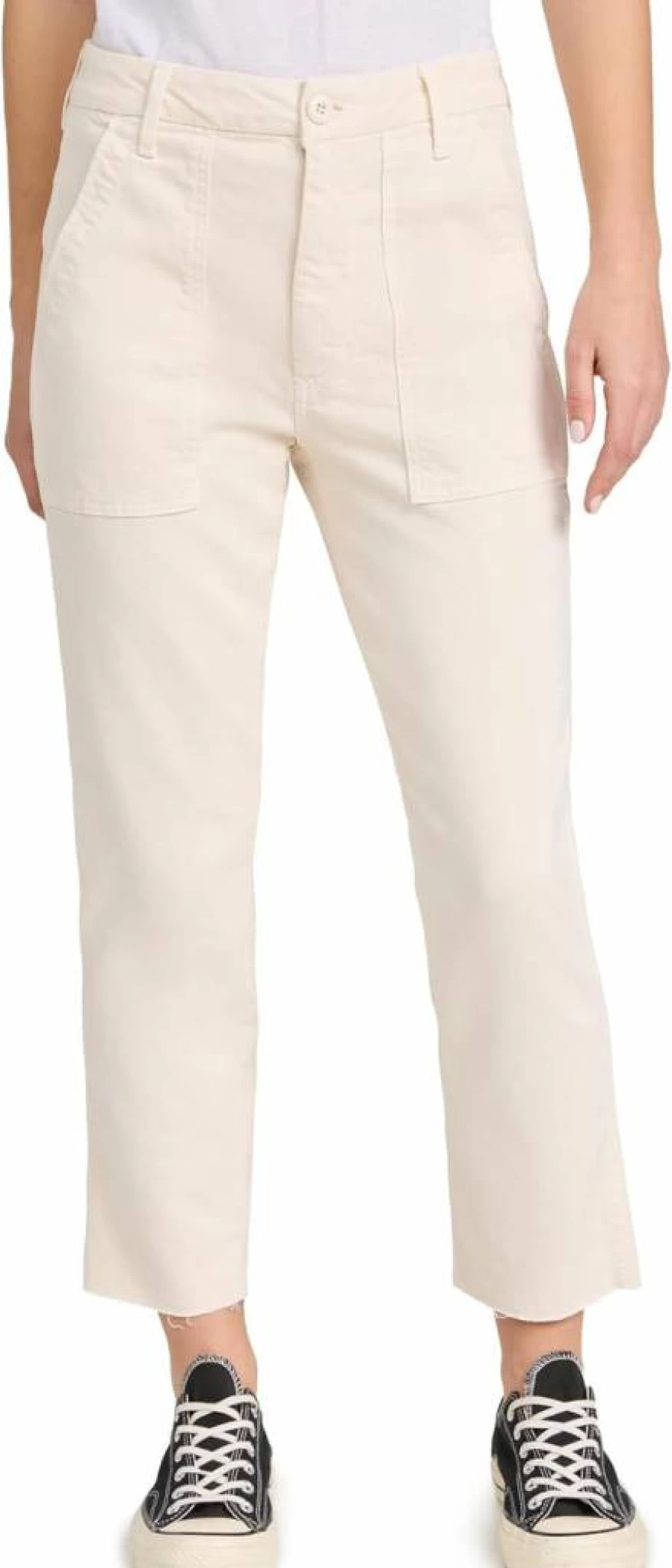 AMO Women's Military Cargo Pants - Stylish Army Green Tactical Trousers for Women