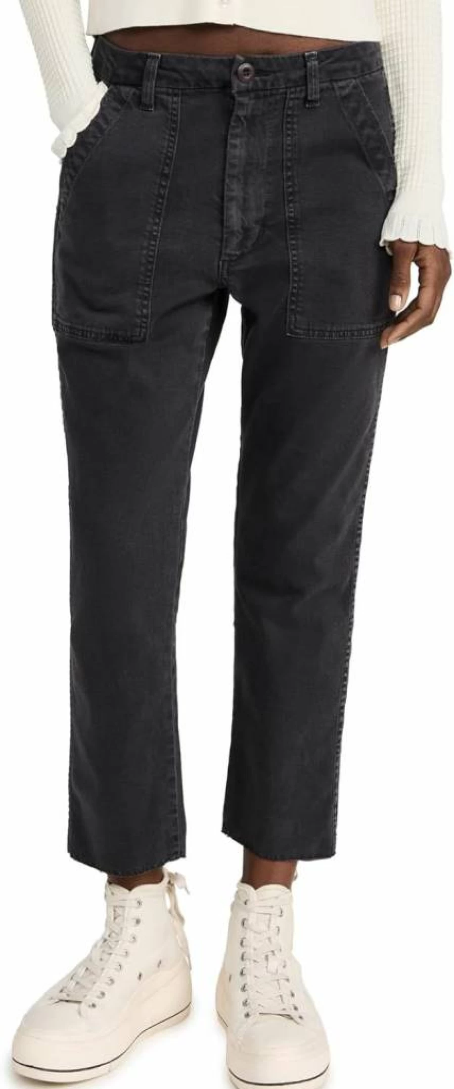 AMO Women's Military Cargo Pants - Comfortable Army Trousers for Women