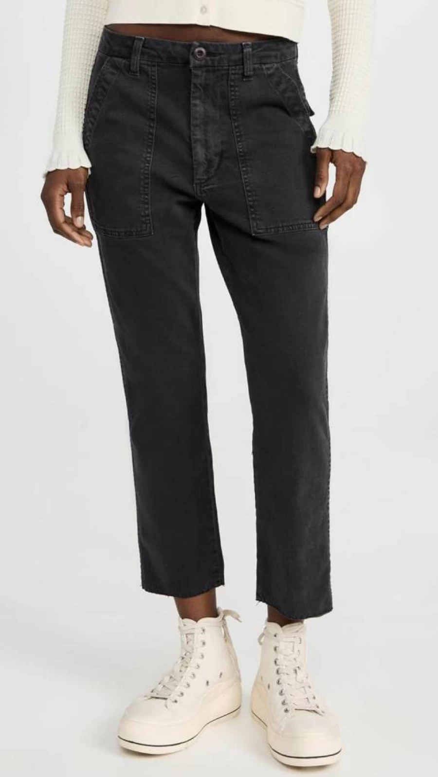 AMO Women's Military Cargo Pants - Comfortable Army Trousers for Women
