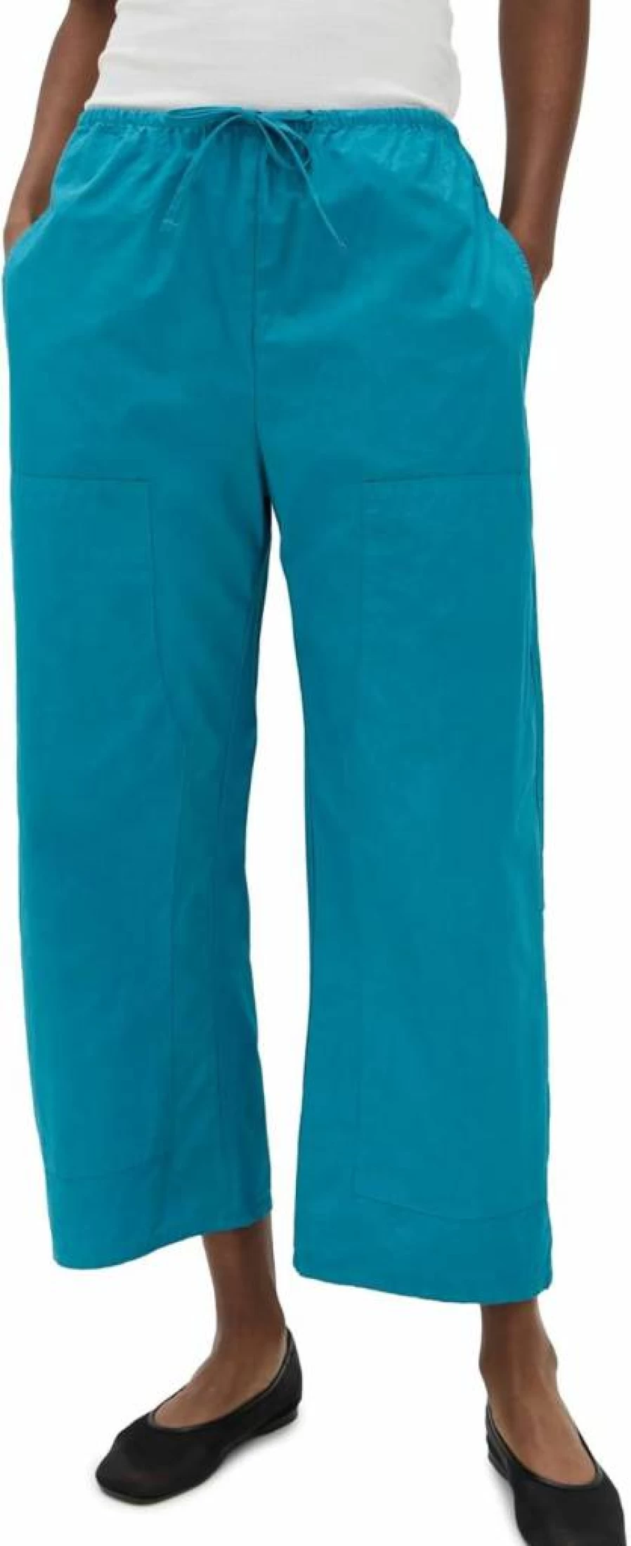 Leset Women's Kyoto Carpenter Pants - High Waisted Wide Leg Trousers for Casual Comfort