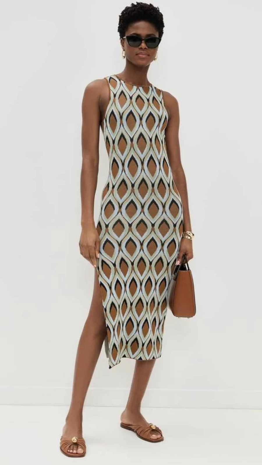 Misa Women's Nakia Flowy Summer Dress - Elegant Boho Chic Maxi Dress for Beach and Casual Wear