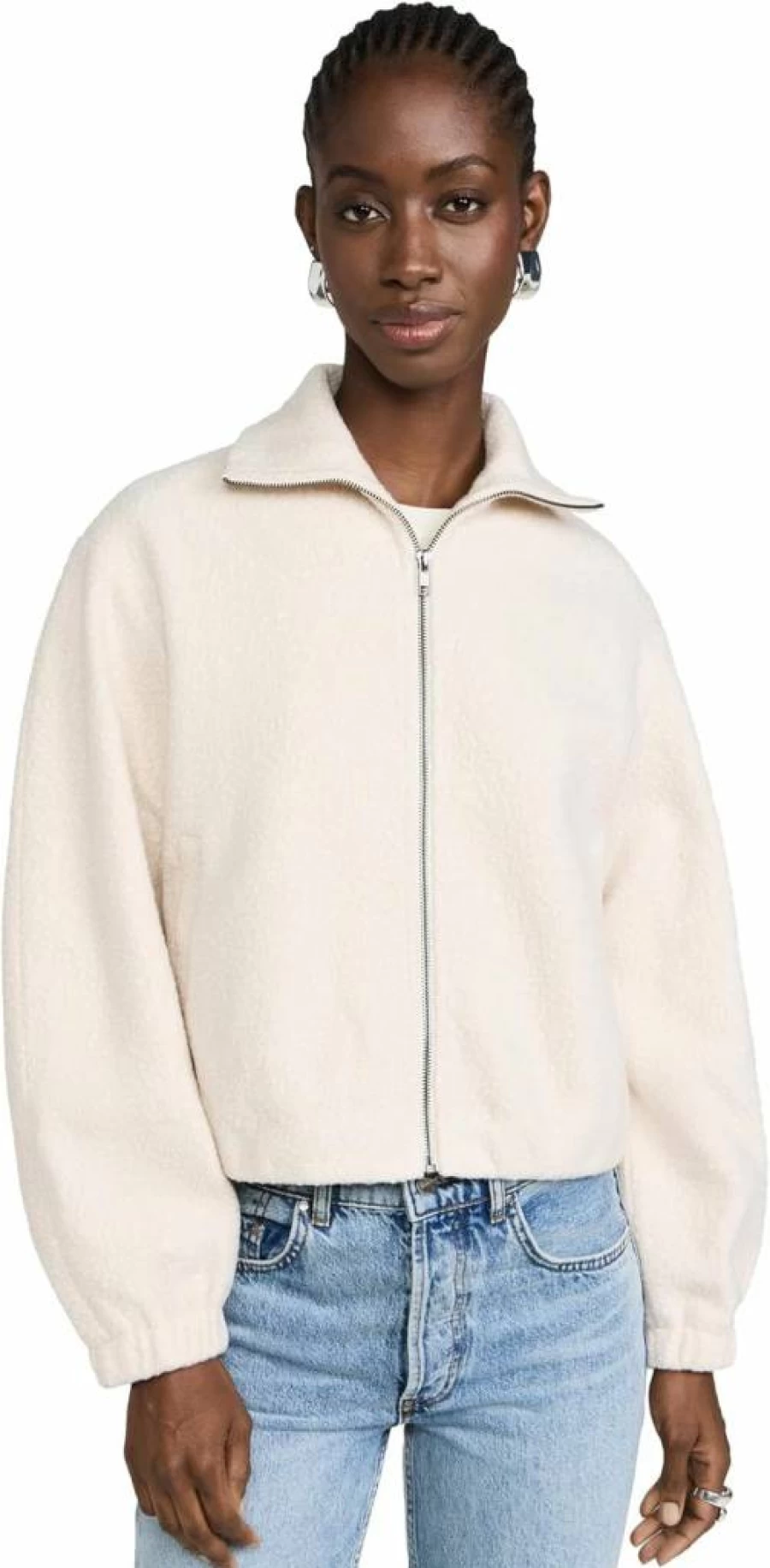 Amanda Uprichard Women's Como Bomber Jacket - Lightweight Stylish Zip-Up Outerwear for Women