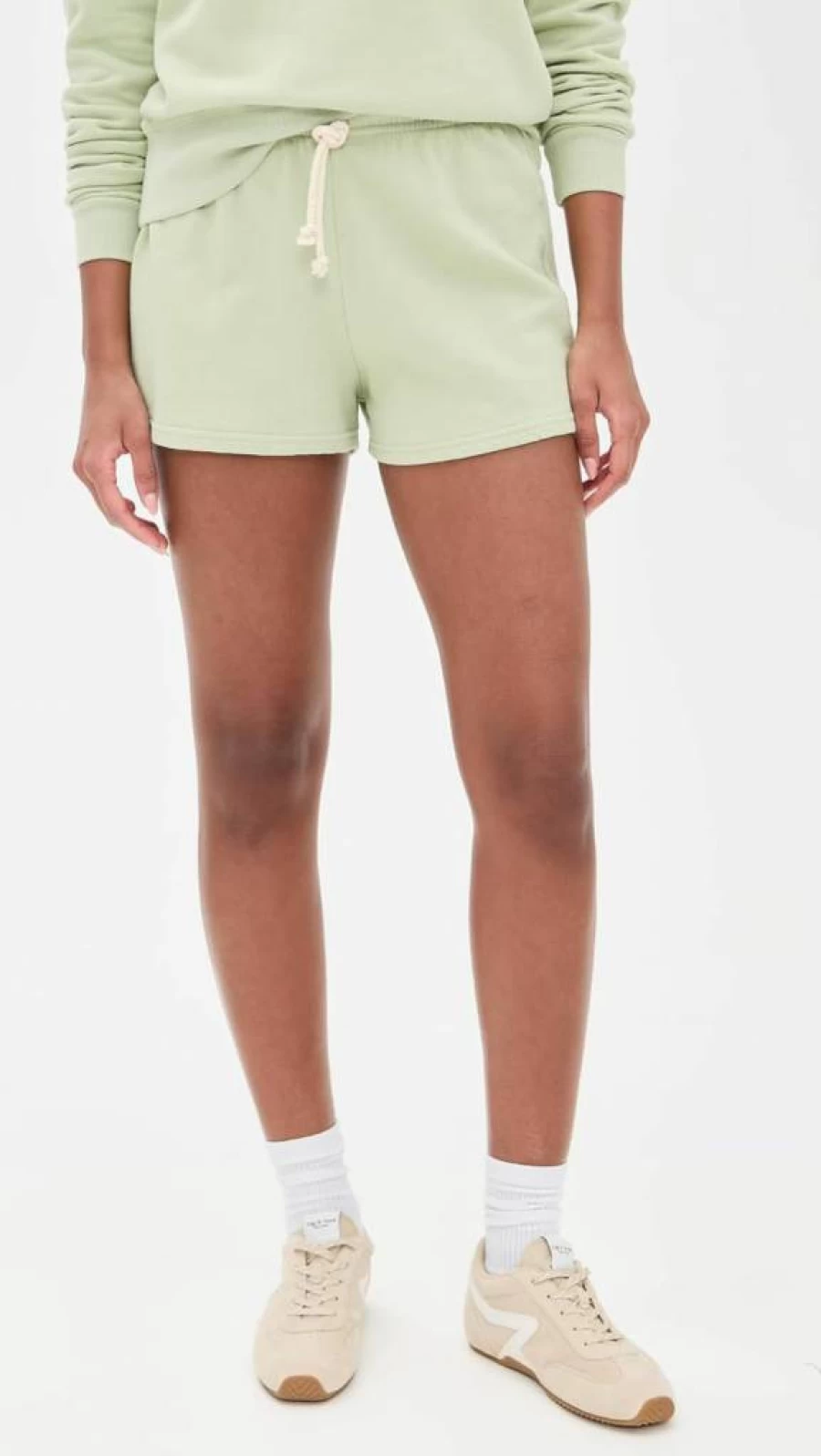 PerfectWhiteTee Women's French Terry Sweat Shorts - Comfortable Casual Lounge Shorts