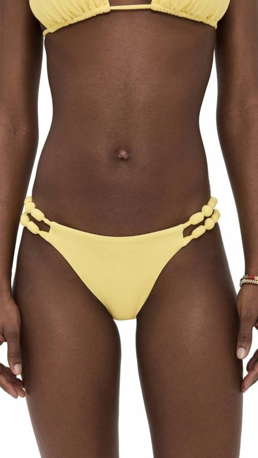 ViX Paula Hermanny Women's Atena Solid Full Coverage Bottoms - High-Waisted Swimwear Brazilian Bikini