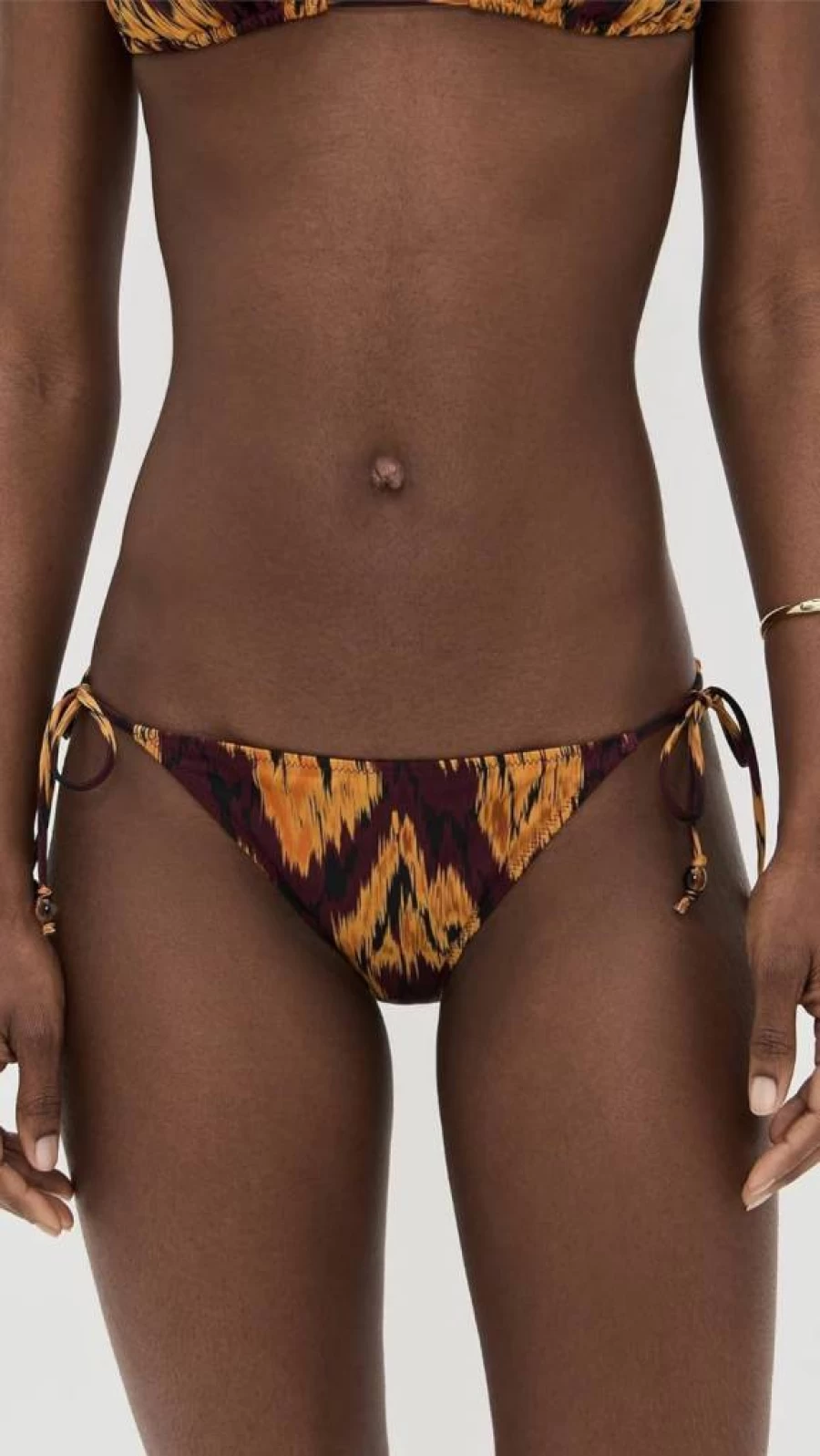 Ulla Johnson Zoe Women's Beaded Bikini Bottoms – Handcrafted String Beachwear
