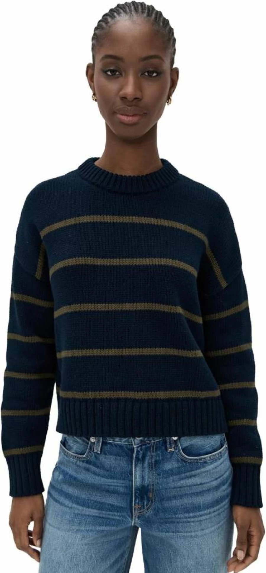 Jenni Kayne Women's Classic Crewneck Sweater - Soft Knit Pullover for Women