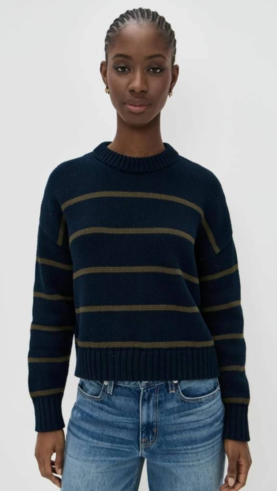 Jenni Kayne Women's Classic Crewneck Sweater - Soft Knit Pullover for Women