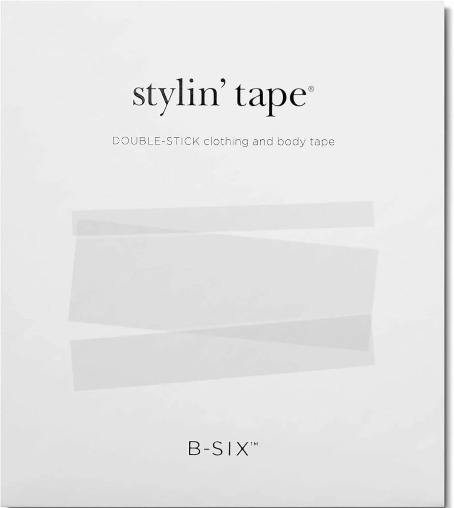Nippies Stylin' 32-Piece Double-Sided Fashion Tape - Skin-Safe Body Adhesive for Clothing, Invisible Hold for Versatile Outfits & Secure Fabric Tape