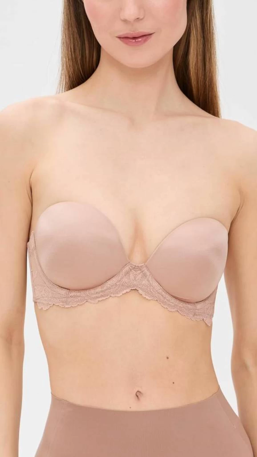 Wacoal Women's Strapless Push Up Bra - Self-Adhesive Comfort & Lift for All-Day Wear