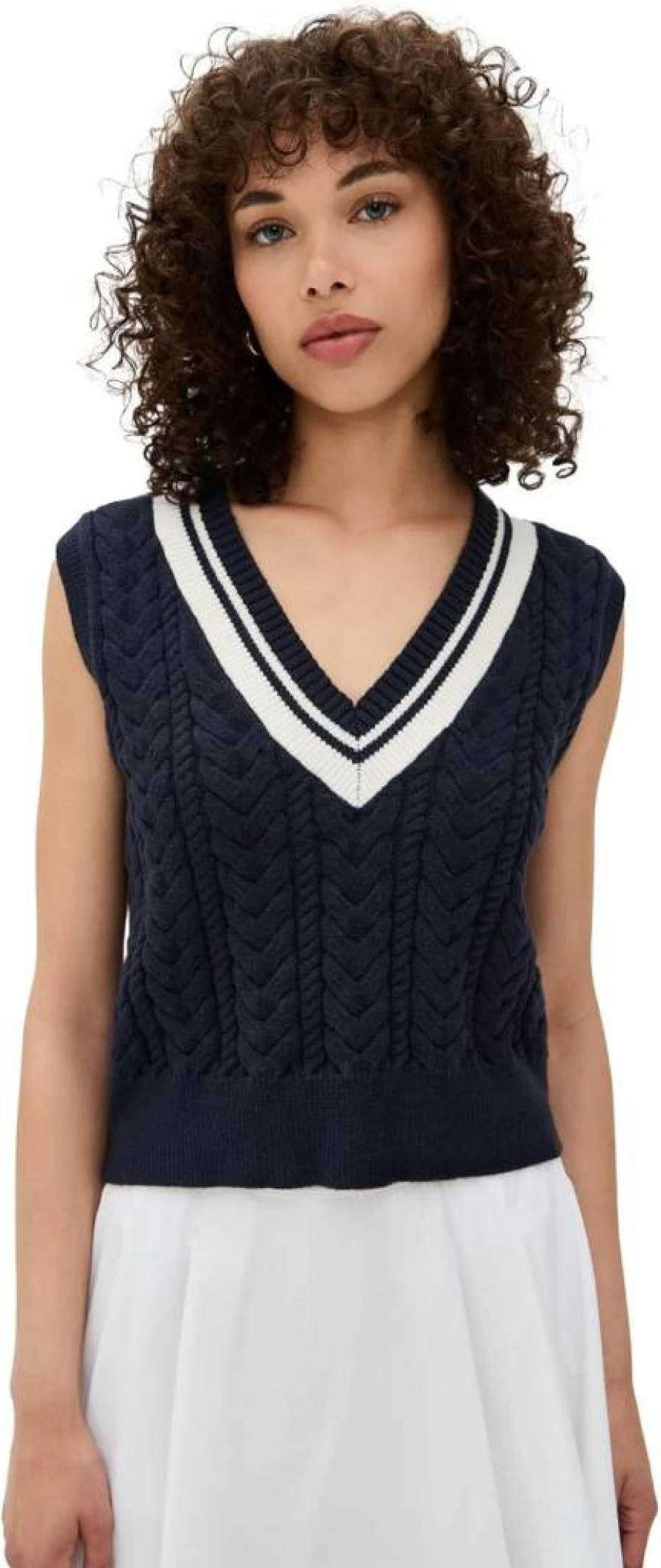 Beyond Yoga Women's Cable Knit Vest - Soft Stretch Yoga Tank Top for Women