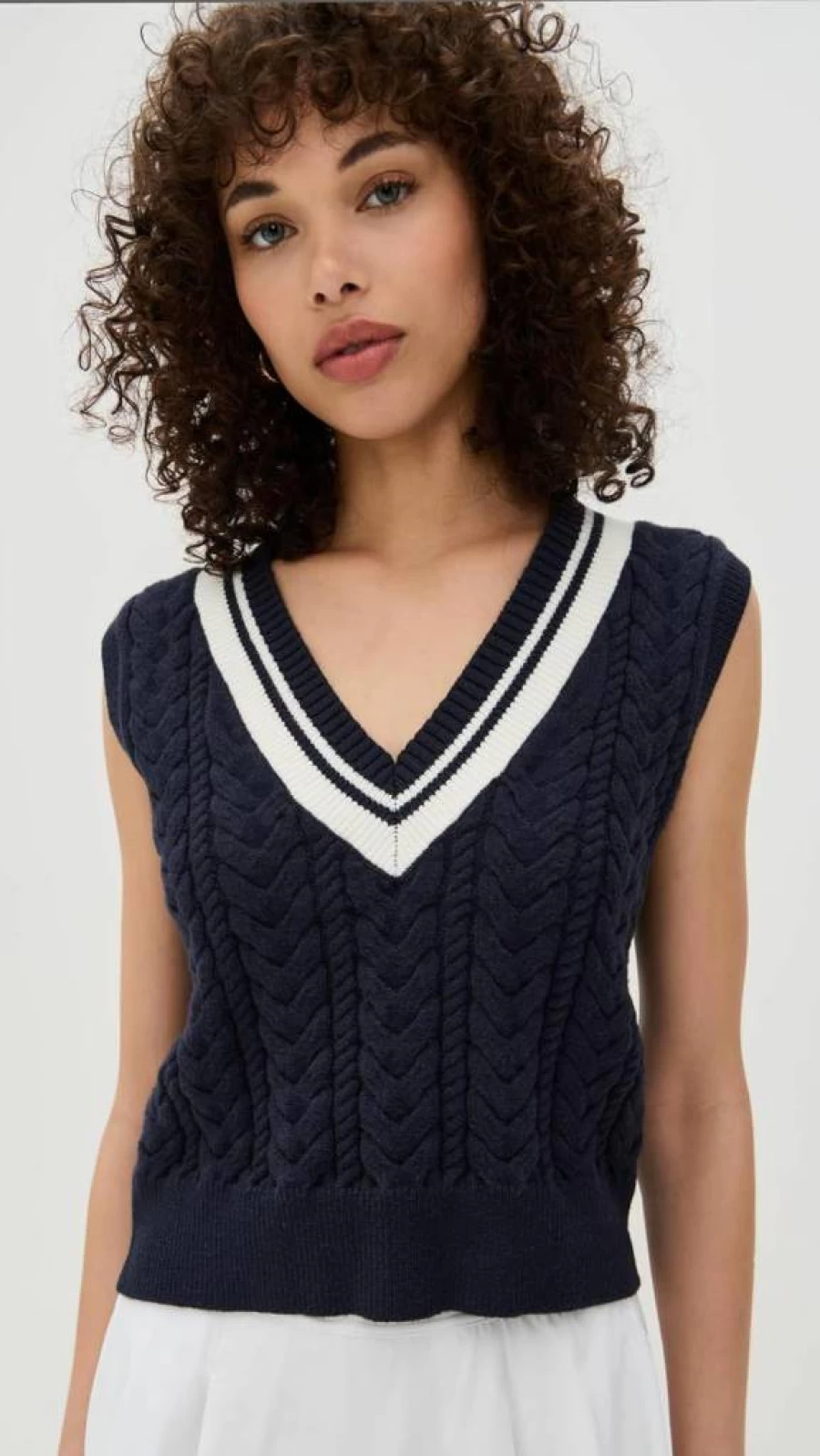 Beyond Yoga Women's Cable Knit Vest - Soft Stretch Yoga Tank Top for Women
