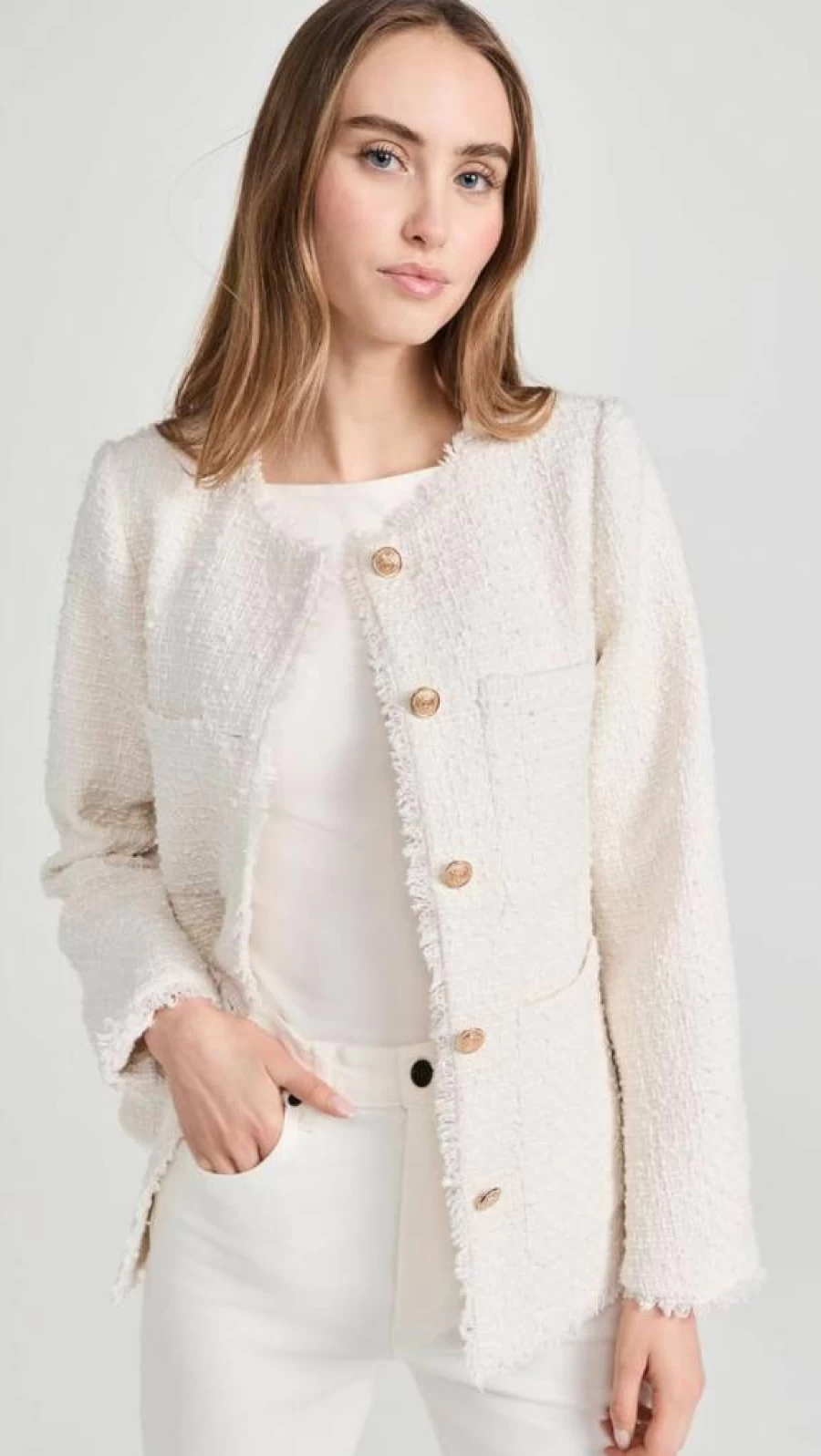 Line & Dot Women's Melody Jacket - Stylish Casual Outerwear for Everyday Wear