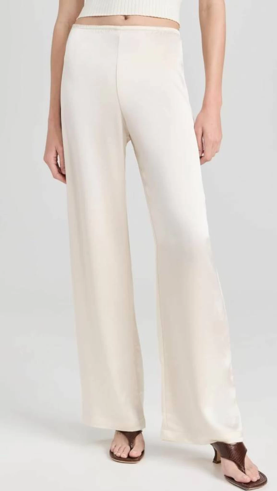 Leset Women's Wide Leg Barb Pants - Comfortable High-Waisted Trousers for Casual Wear