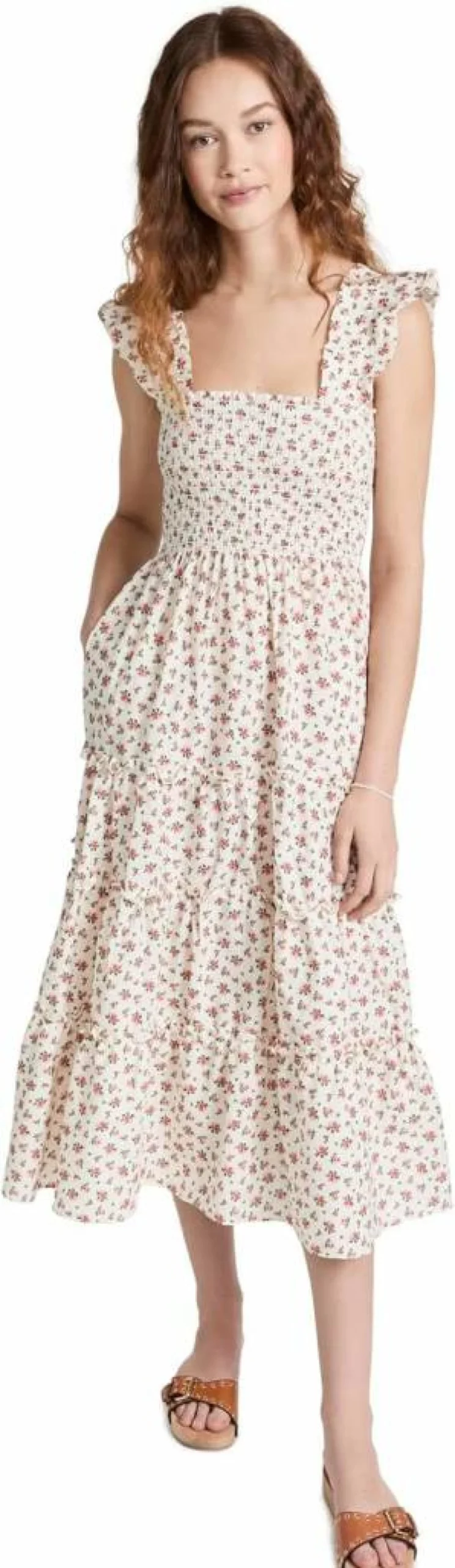 O.P.T Women's Calypso Summer Dress - Flowy Boho Chic Beach Dress for Women