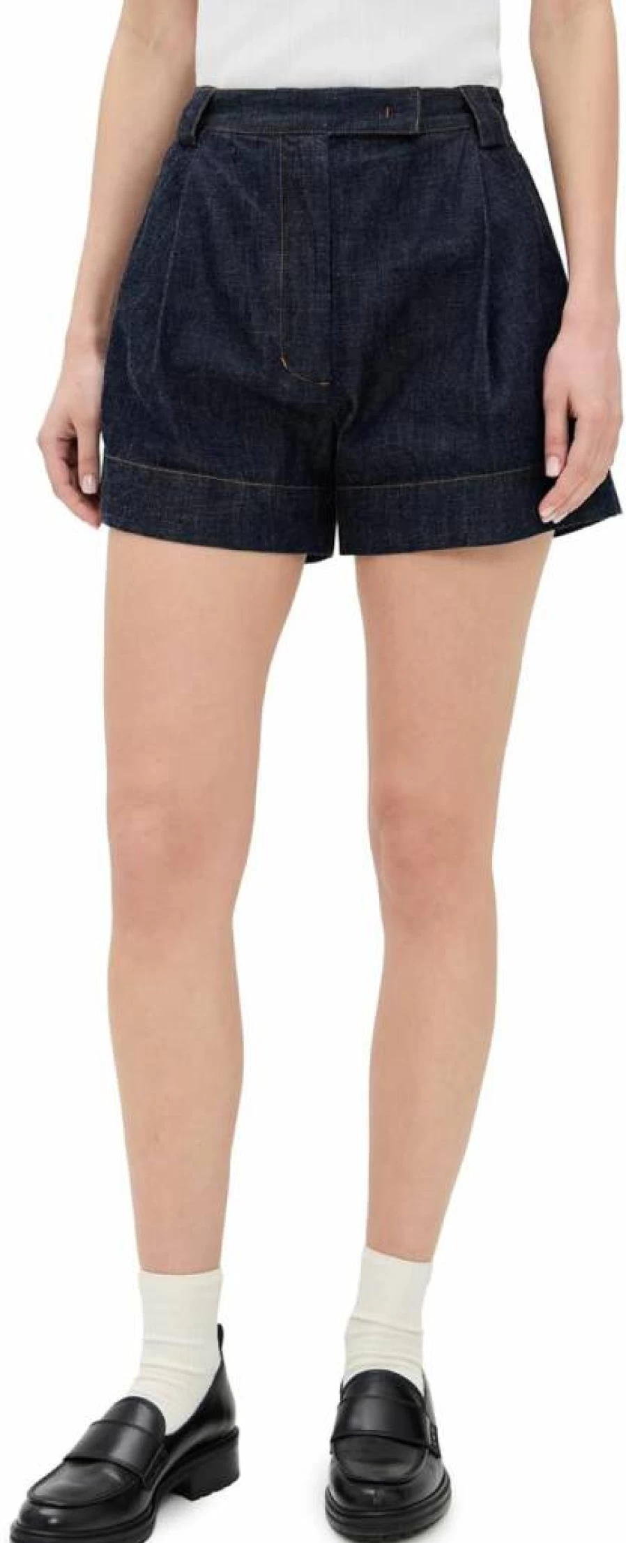 Rachel Comey Women's Leo Shorts - High-Waisted Casual Denim Shorts for Women