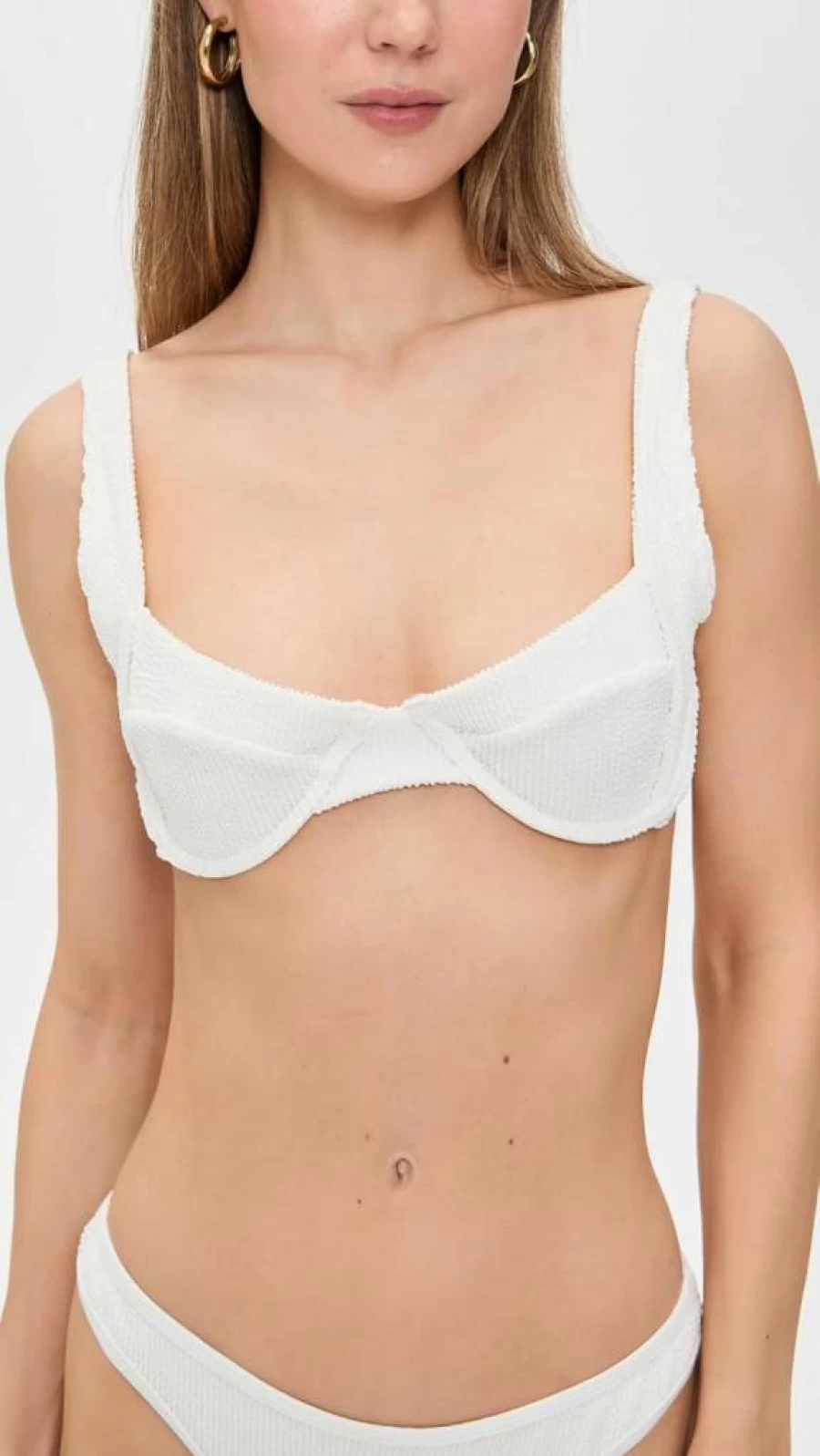 Good American Women's Always Fit Demi Bikini Top | Comfortable & Supportive Swimwear