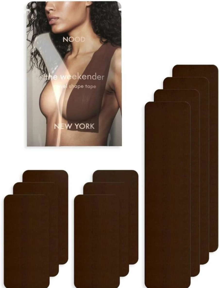 NOOD Women's Weekender Travel Shape Tape - High-Waisted Tummy Control Comfort