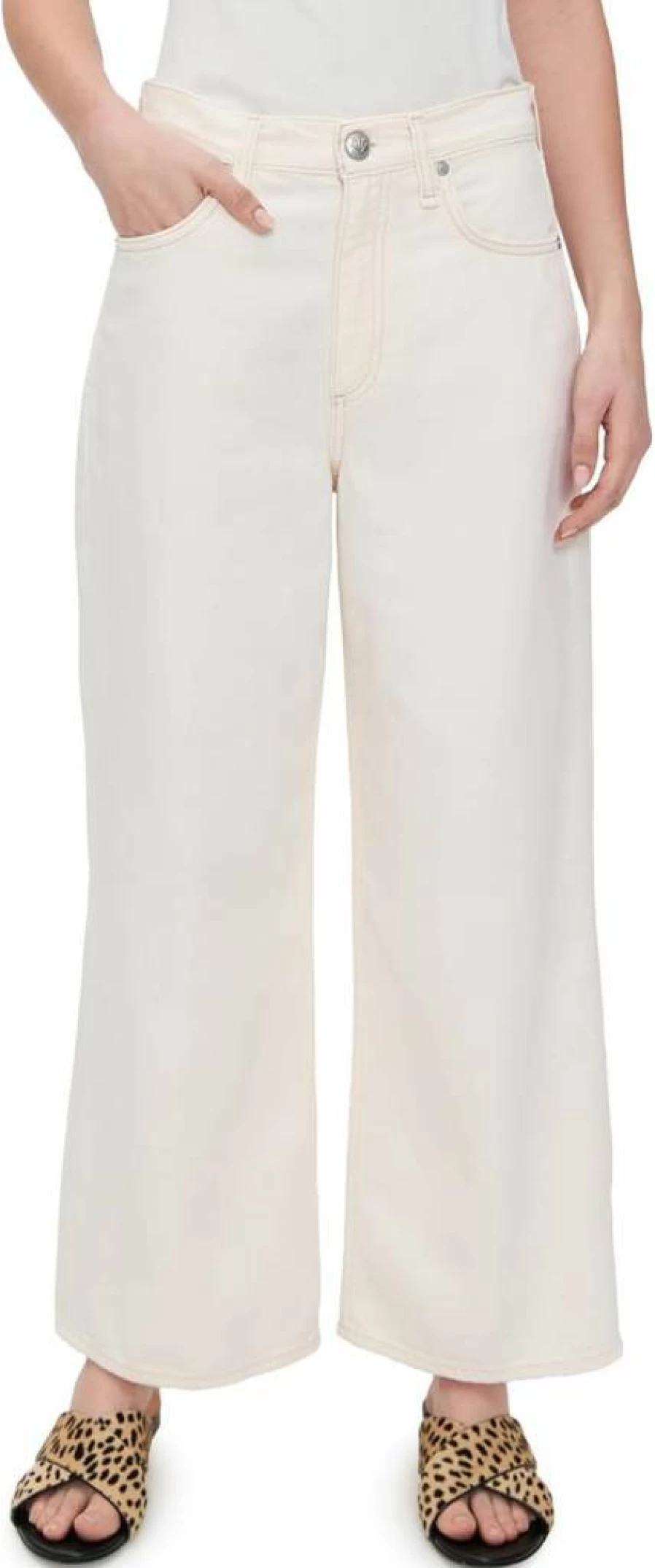 Rag & Bone Women's Andi High Rise Wide Leg Jeans - Lightweight Comfort & Stylish Fit