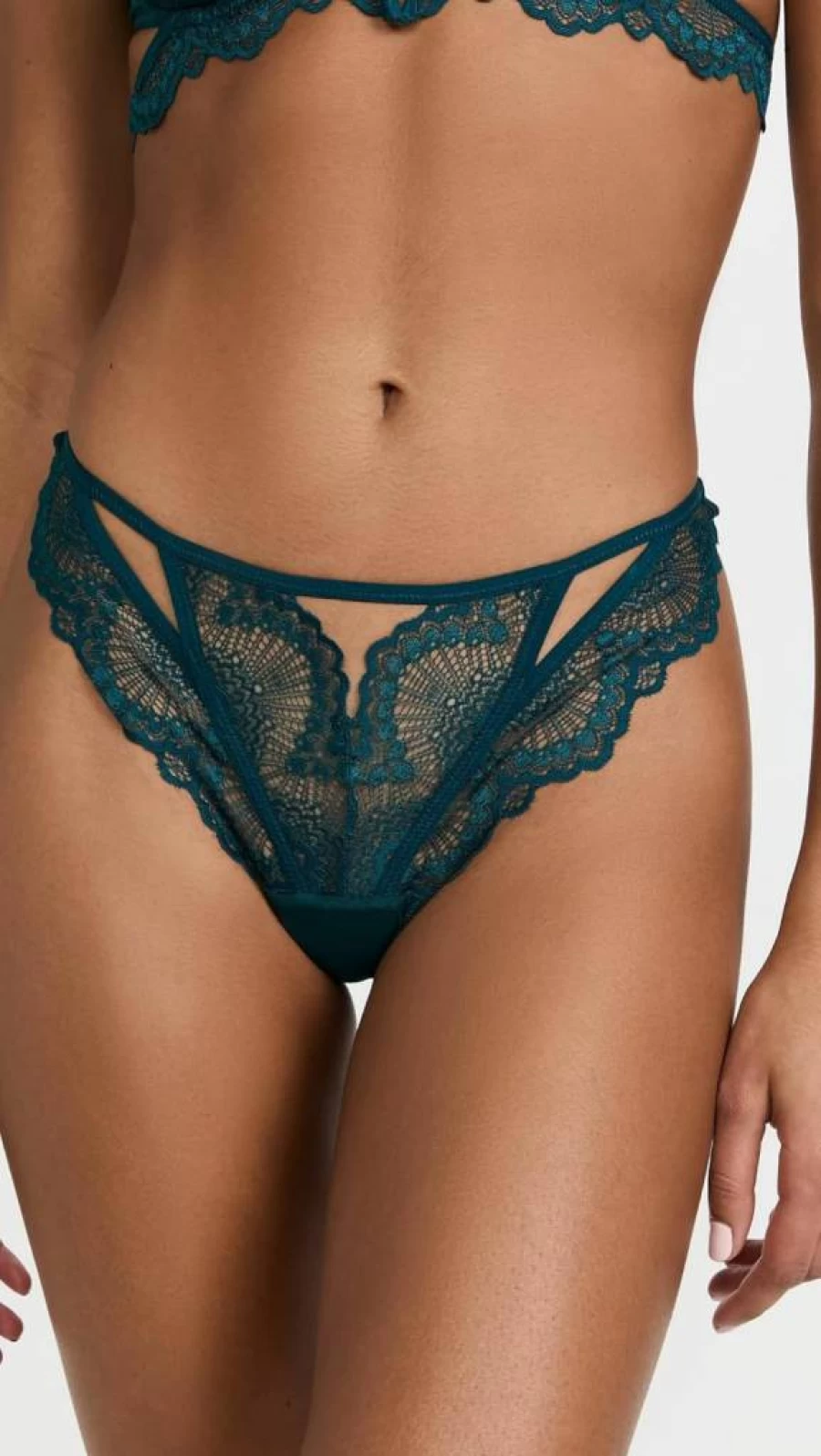 Thistle and Spire Women's Kane Lace Thong - Elegant Comfort & Stylish Design