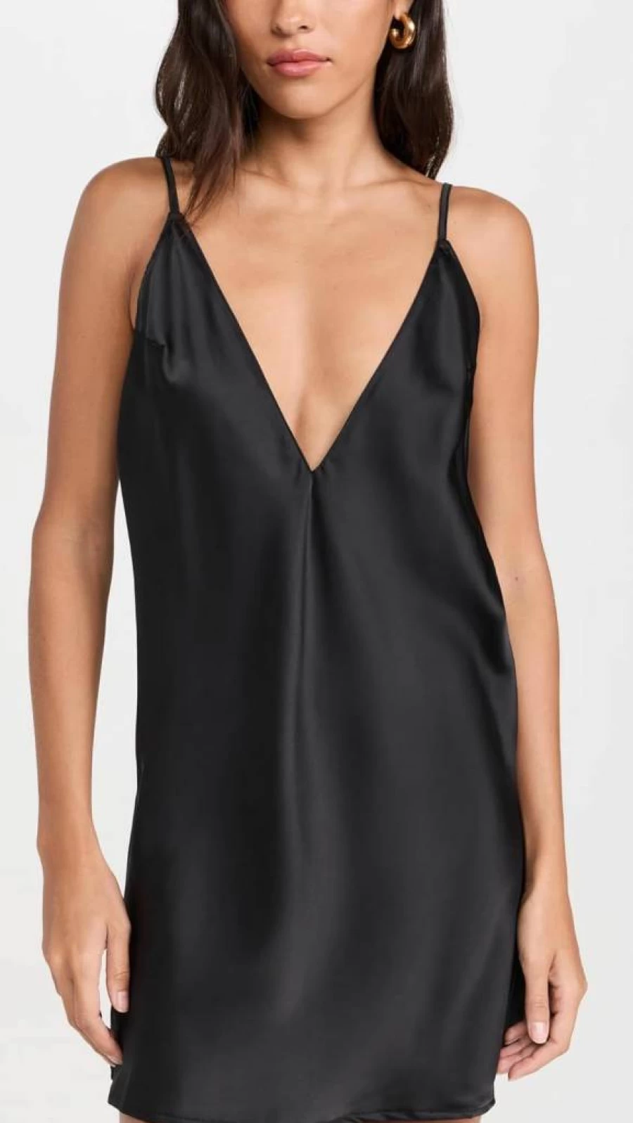 Bluebella Clea Satin Chemise for Women - Luxury Short Nightwear Lingerie