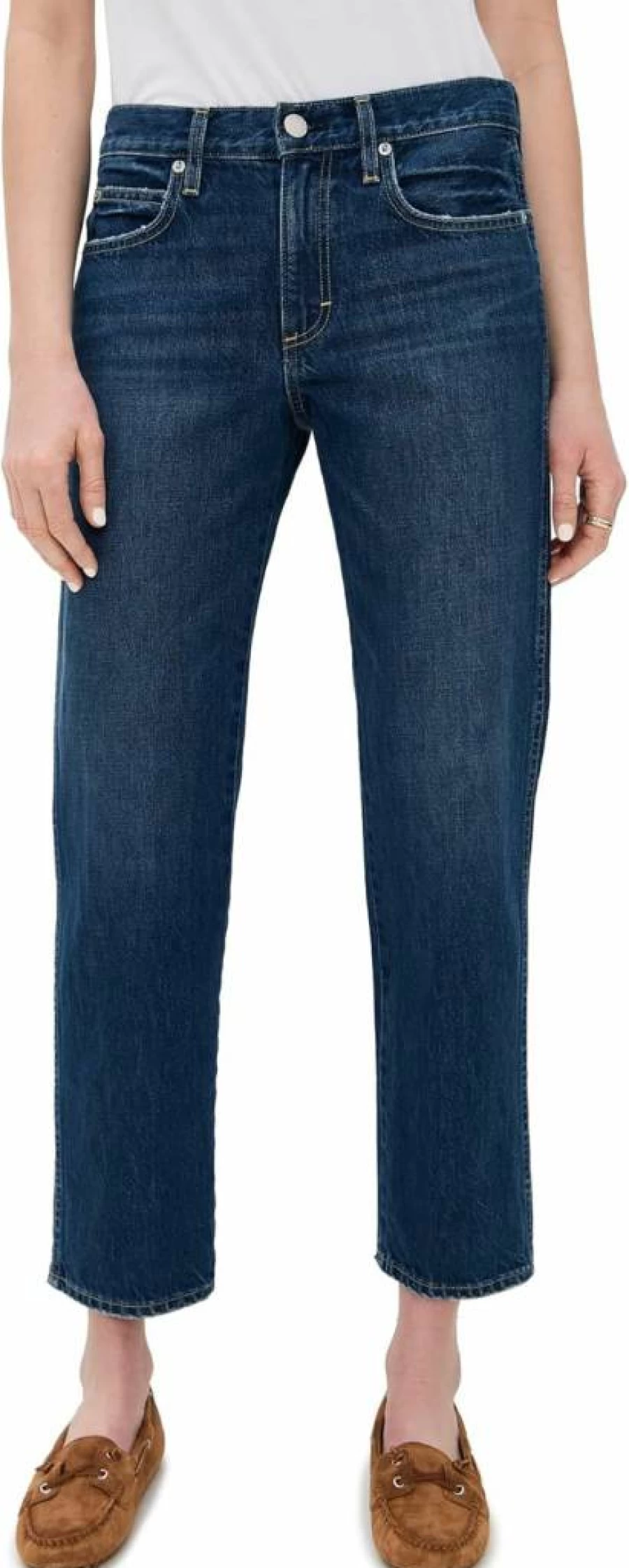 AMO Women's Libby High-Rise Slim Fit Jeans - Stretch Denim for Comfort & Style