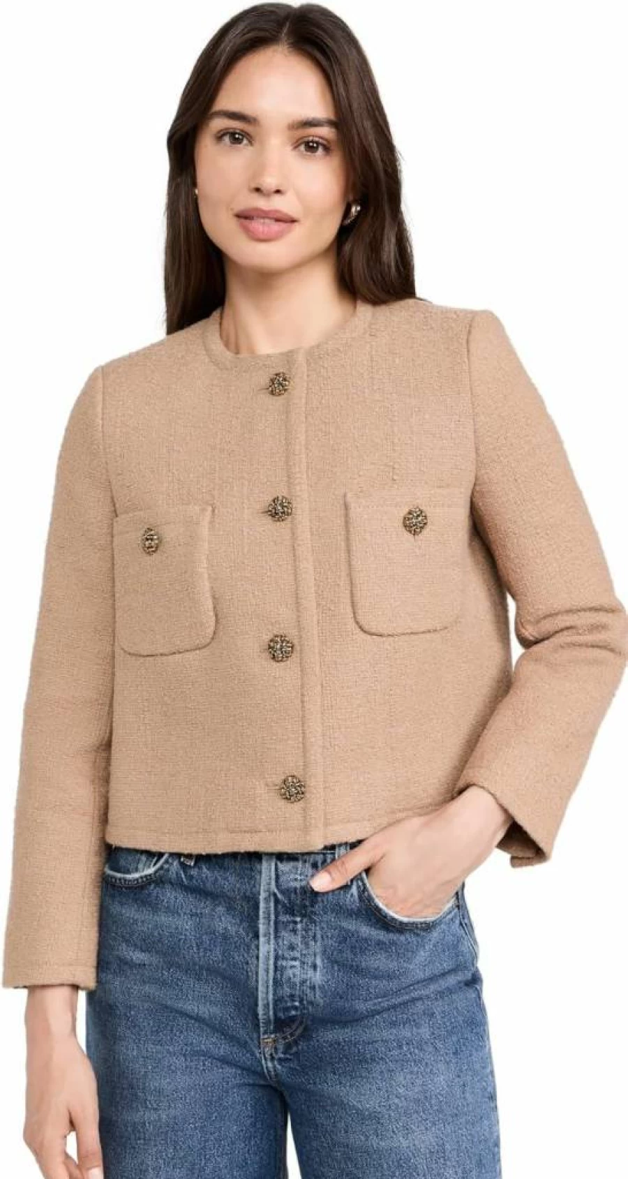 ba&sh Women's Meredith Jacket - Stylish Casual Outerwear for Everyday Wear