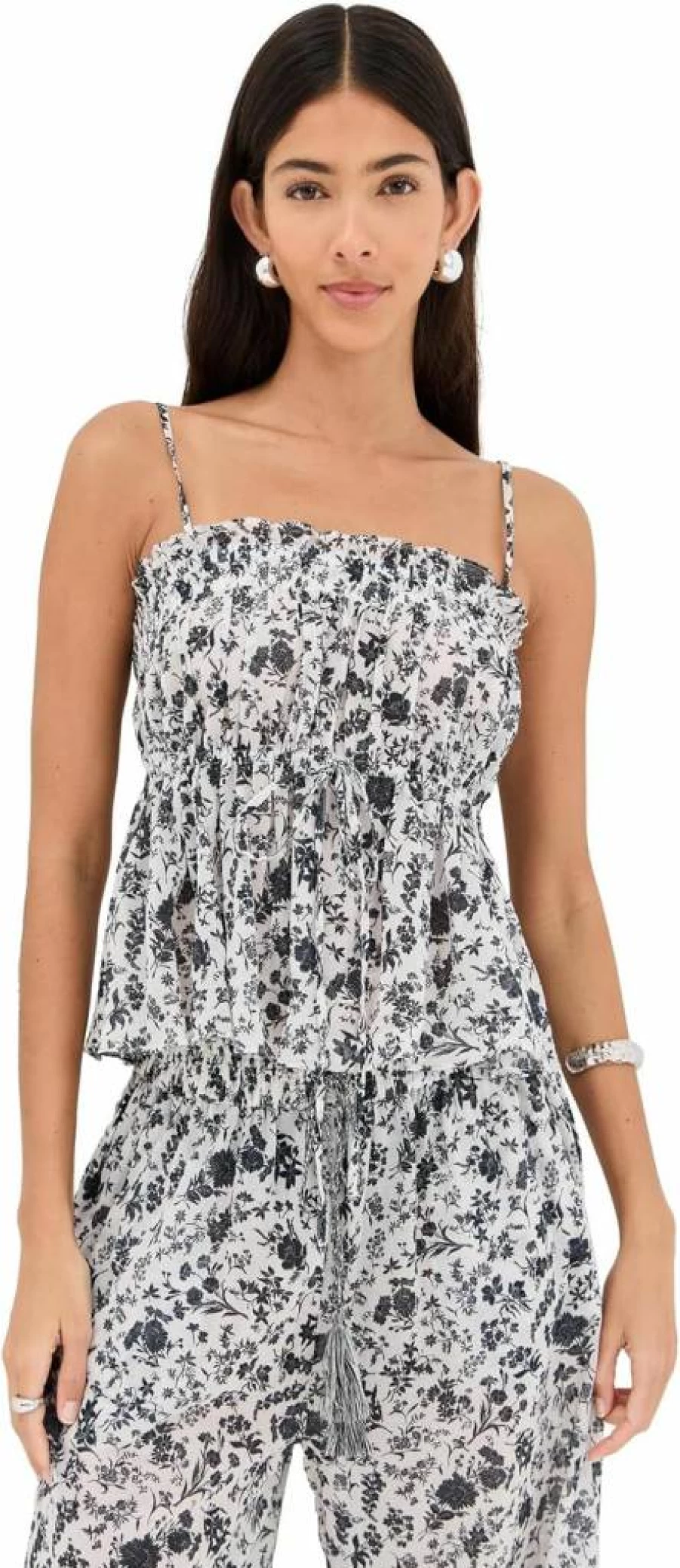 MINKPINK Women's Amos Resort Shirt - Stylish Vacation Blouse for Women