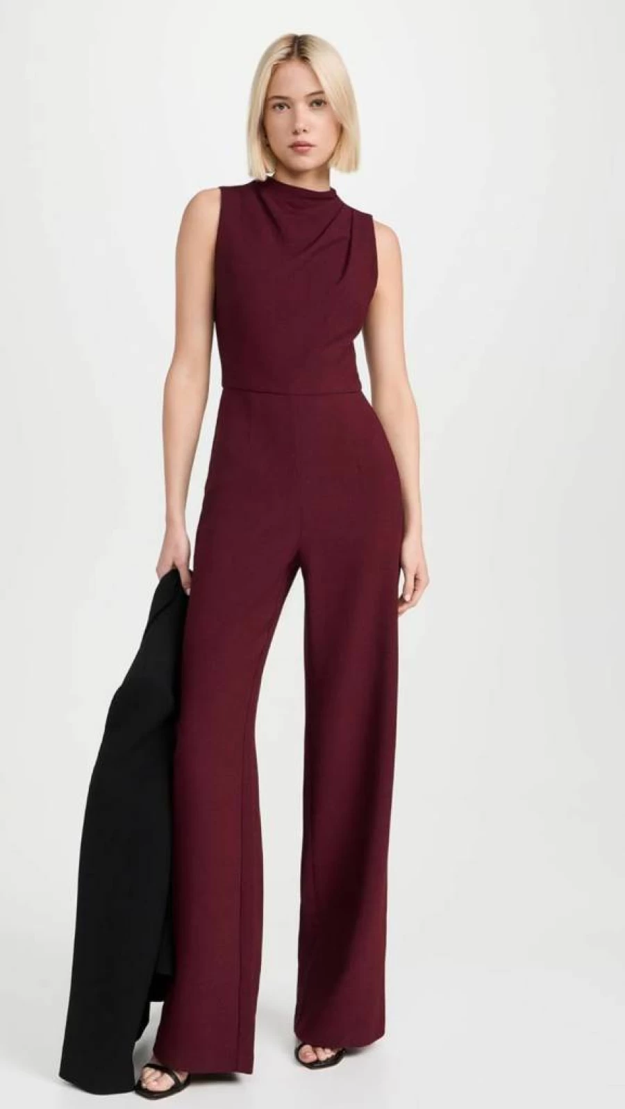 Black Halo Women's Corrine Jumpsuit - Elegant One-Piece Romper for Women