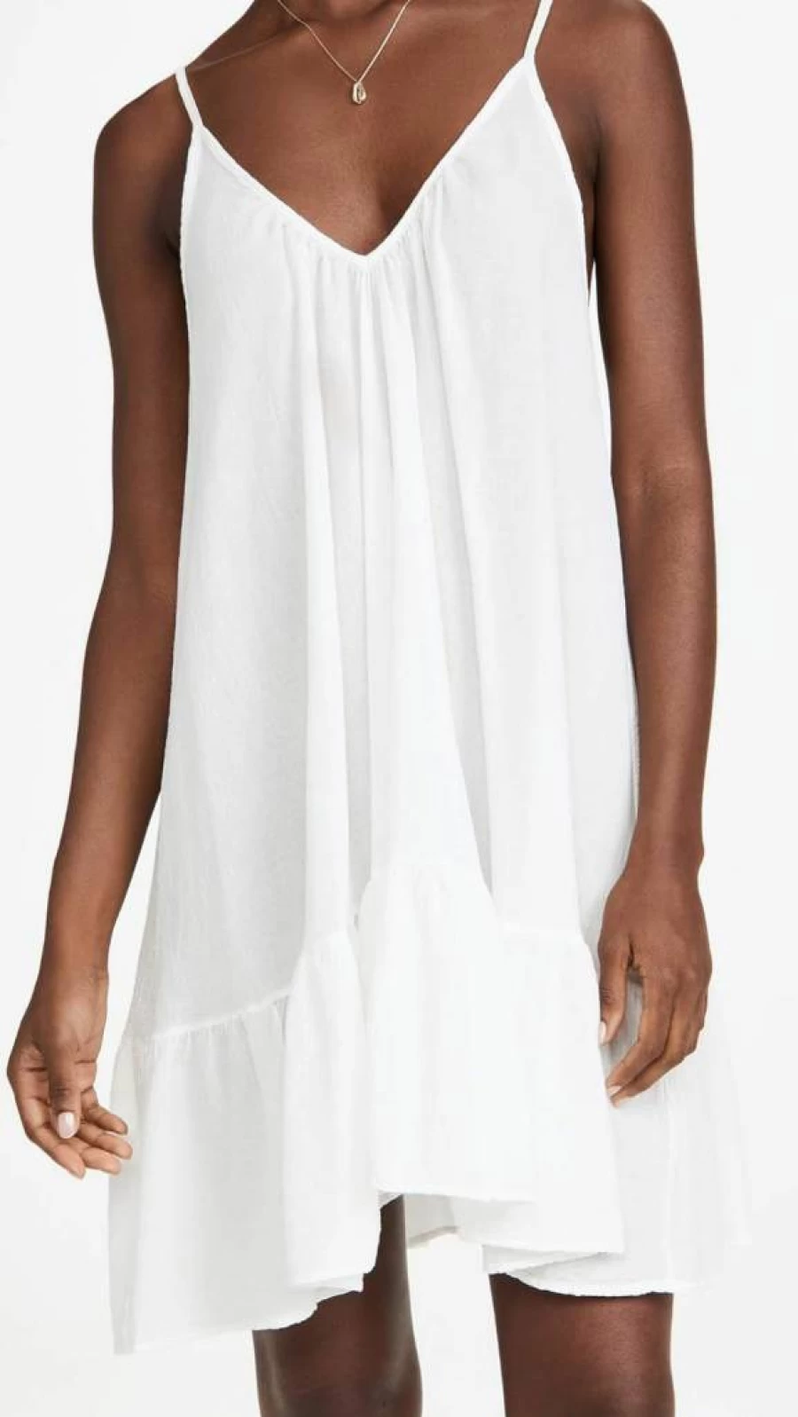 9SEED Women's St Tropez Ruffle Mini Dress - Floral Summer Beach Dress with Ruffled Hem
