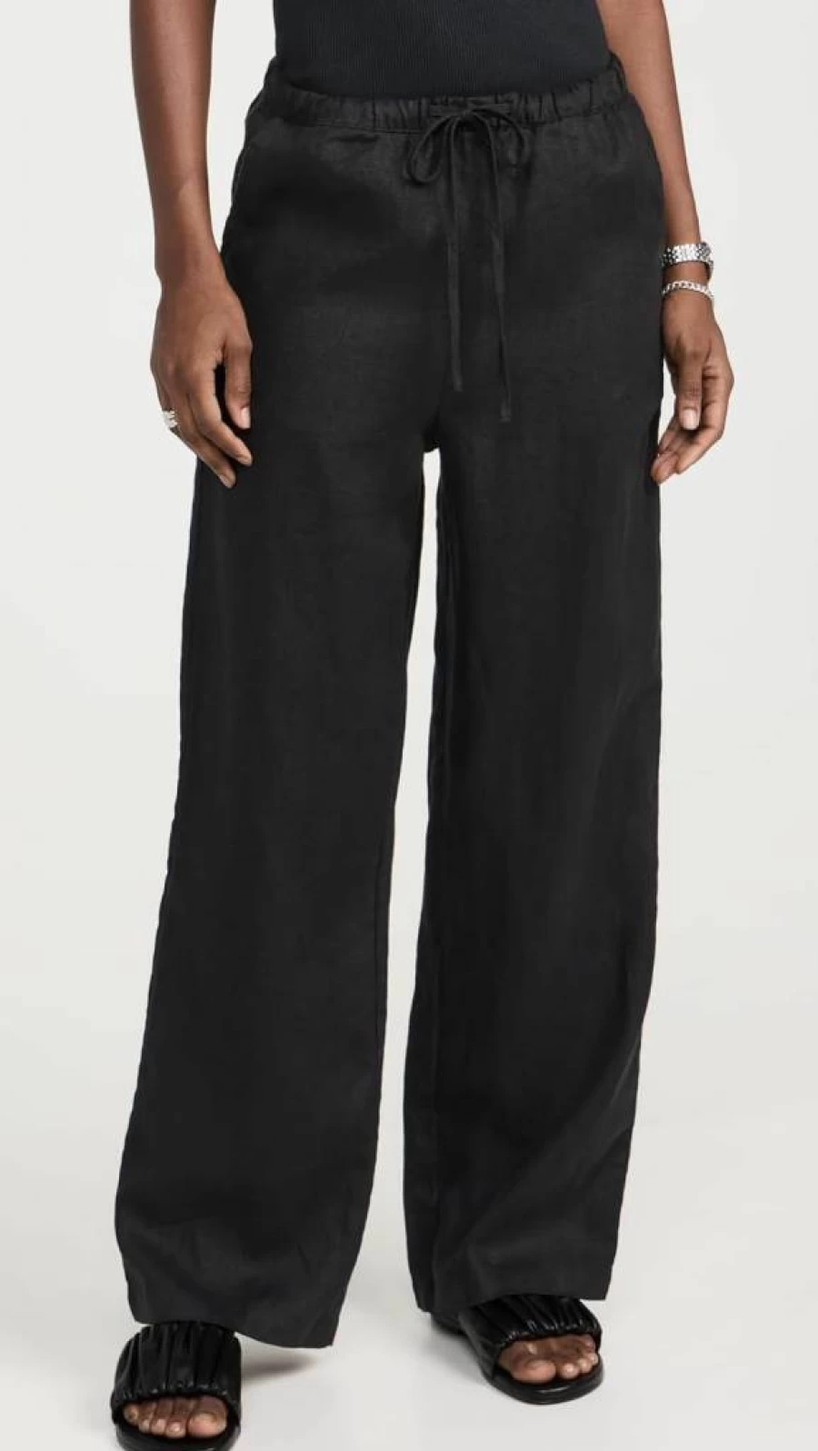 Rails Women's Emmie High-Waisted Wide-Leg Trousers - Comfortable & Stylish Casual Pants