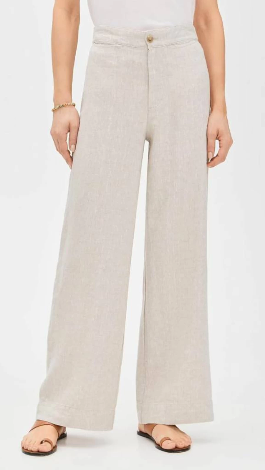 Faherty Women's Linen Sun Cruiser Pants - Lightweight Summer Beach Casual Trousers