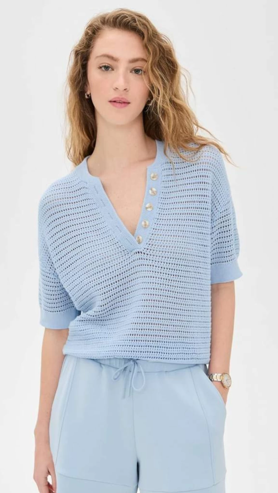Varley Women's Callie Knit Sweater - Soft Comfortable Casual Pullover for Women