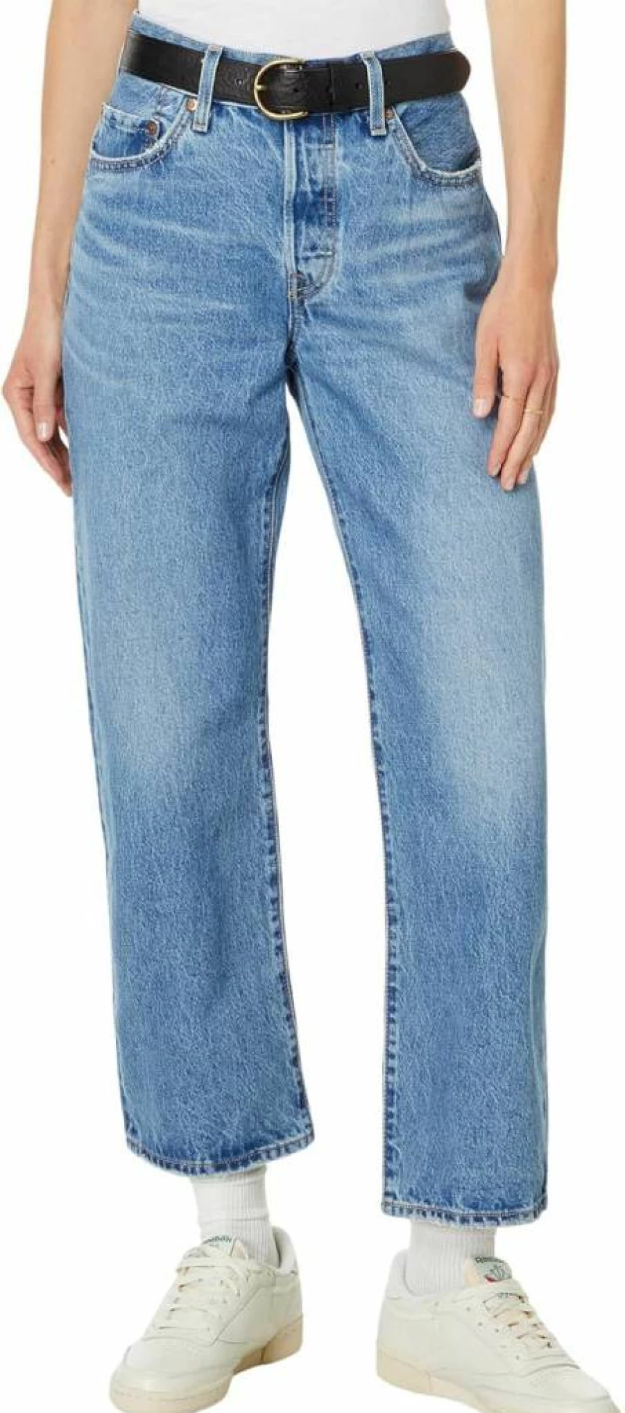 Levi's Women's 501 '90s High Rise Ankle Jeans - Classic Vintage Straight Leg Denim