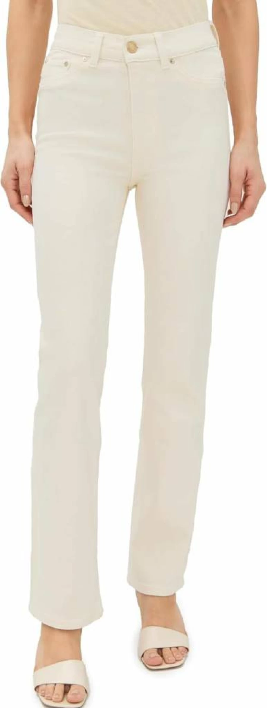 DL1961 Women's High Rise Straight Leg Jeans - Instasculpt Stretch Denim for Comfort & Style