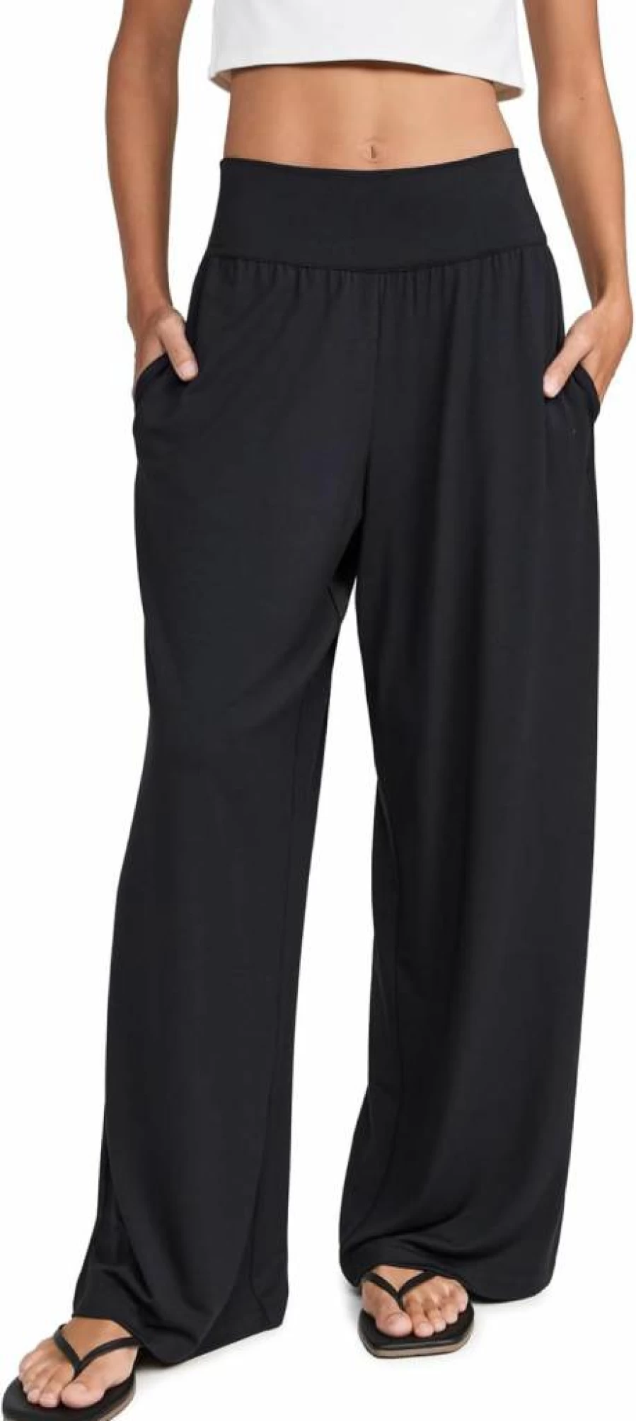 Sweaty Betty Women's Modal Wide Leg Lounge Pants - Soft Stretchy Comfortable Yoga Trousers