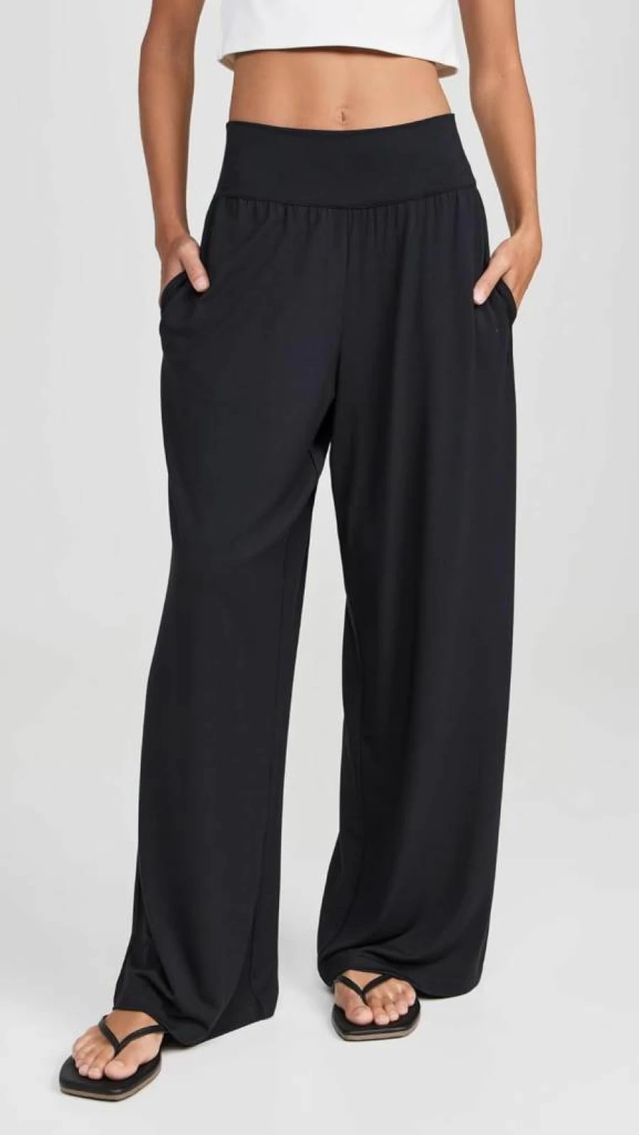 Sweaty Betty Women's Modal Wide Leg Lounge Pants - Soft Stretchy Comfortable Yoga Trousers