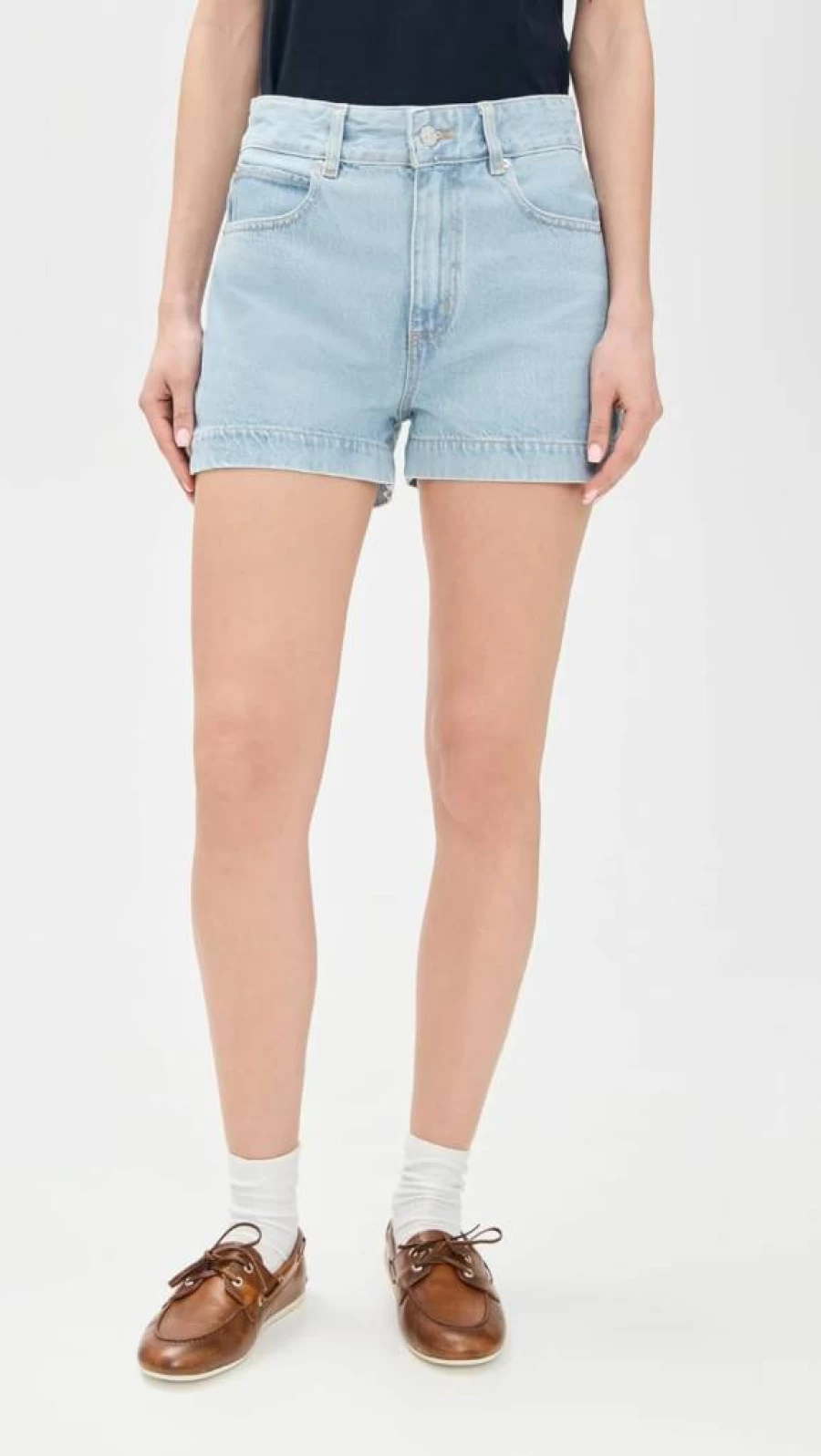 FRAME Women's The Charm Denim Shorts - High-Waisted Vintage Style