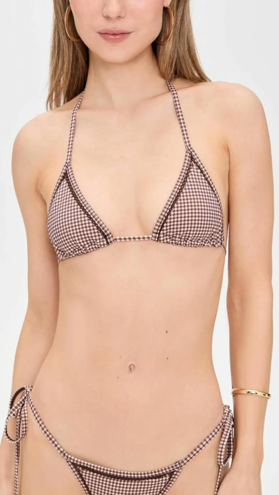 Frankies Bikinis Women's X Bella Hadid Nick Top - Bella Hadid Collaboration Swimwear Top